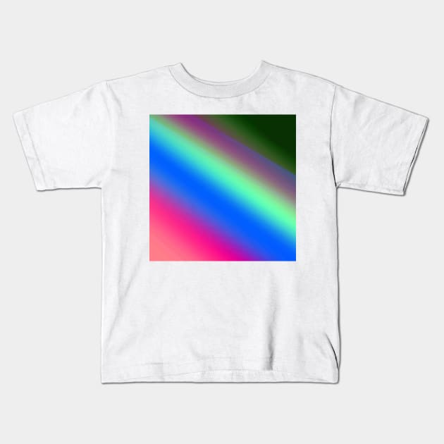 Blue green pink abstract texture art Kids T-Shirt by Artistic_st